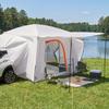 SUV Camping Tent for 5-9 Person, 3.96 x 3.05m 3-Season SUV Tailgate Tent with Ventilated Windows, PU2000mm Waterproof Dual-Use Car Rear Hatch Tents