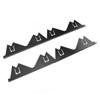 2 Pair Stainless Steel Stove Gap Covers Stove Gap Filler Range Trim Kit Heat Resistant Easy Clean Easy Adjustable