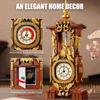 Non-Toxic 879Pcs Vintage Clock Building Blocks Toys Model Vintage Clock Assemble Puzzle Bricks Toy Sets For Kid Desktop Ornament Gifts