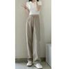 Damen Jeans Hohe Taille Vintage Gerade Baggy Denim Hose Streetwear Amerikanischer Stil Mode Lässig Weites Bein Denim Hose