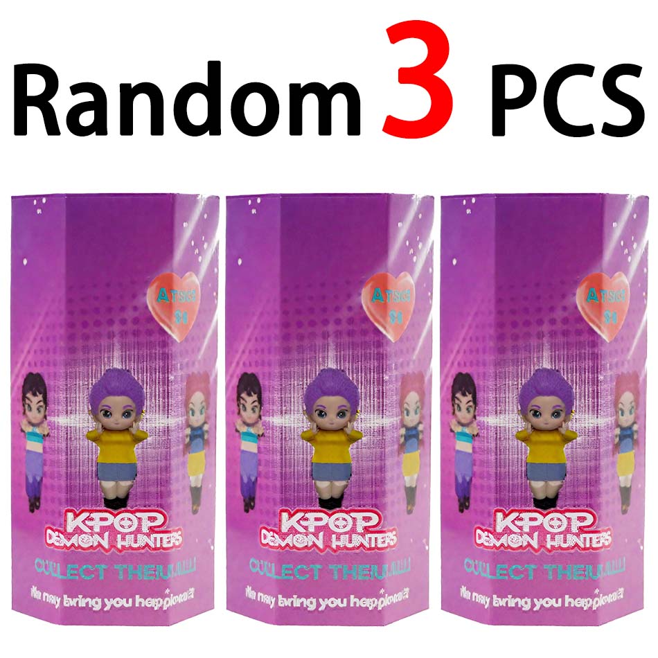 A-pop Demon Hunters Blind Box Devil Saja Collect Anime Figure Kid Party Cosplay Gaming Cartoon Huntrix Decorative Christmas Gift