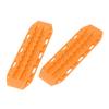 1 Pair RC Sand Ladder Anti Slip Plastic RC Crawler Car Recovery Ramps Board for SCX24 124 Orange