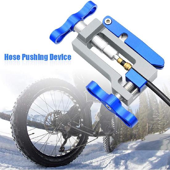 Oil e Pushing Device Emergency for Bicycle Placement Tools sy Install Multifunction Practical Bike ing Cutter Repair T Heads Compact Home Needle