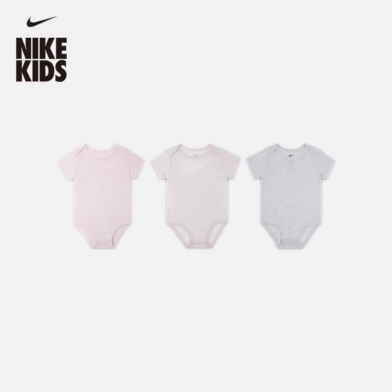 NIKE Infant Essential Short Sleeve Bodysuit (3-Pack) 2T/24M