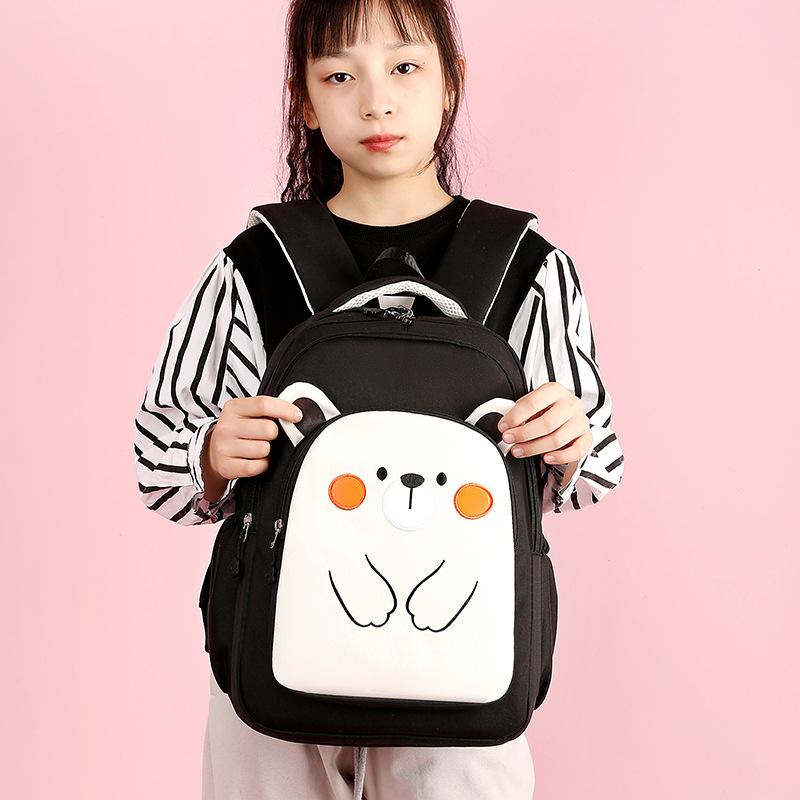 Children's school bag backpack Cartoon lightweight fashion large capacity tutoring bag Girls primary school bag