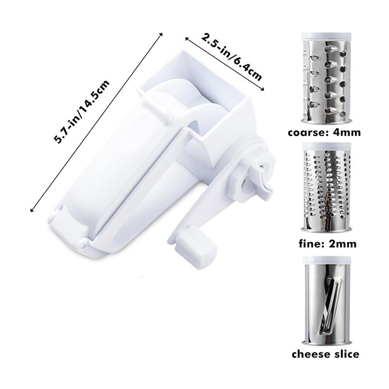 3 I 1 Ostrivjärn Handhållet Roterande Ostrivjärn Smör Chokladrivjärn Med Handtag Ostskärare Kökstillbehör
