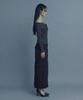 Ineodeijeu Nylon Cargo Long Skirt (Black)