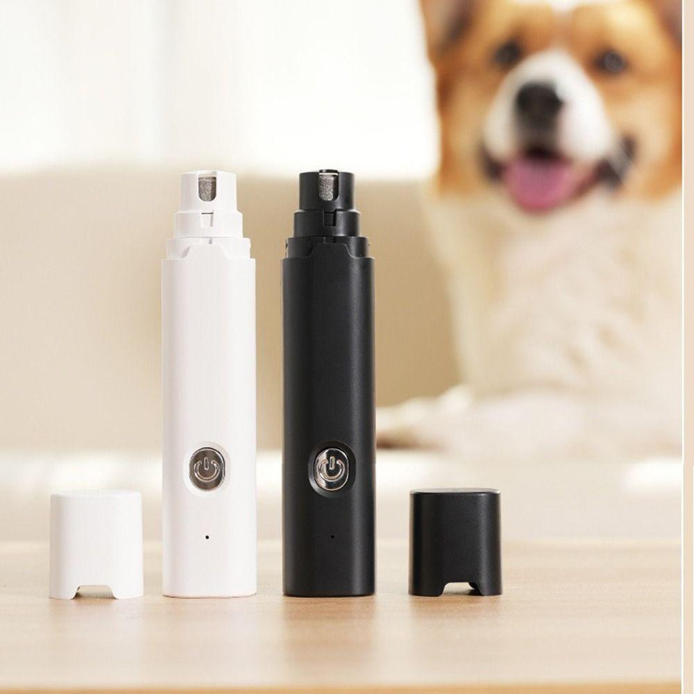 USB Charging Pet Nail Grinder with Led Lighting Dog Cat Nail Trimmer Electric Pet Nail Clippers