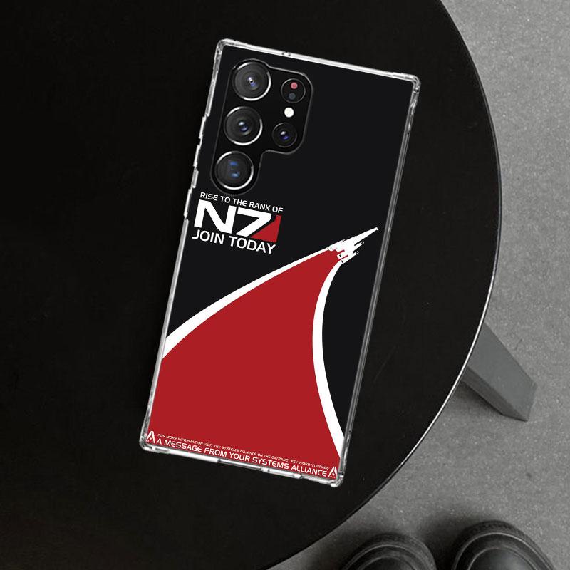 N7 Mass Effect Phone Case Cover for Samsung Galaxy S26 S25 Edge S24 S23 Ultra S22 Plus S21 FE S20 + Art Customized Fundas Galaxy
