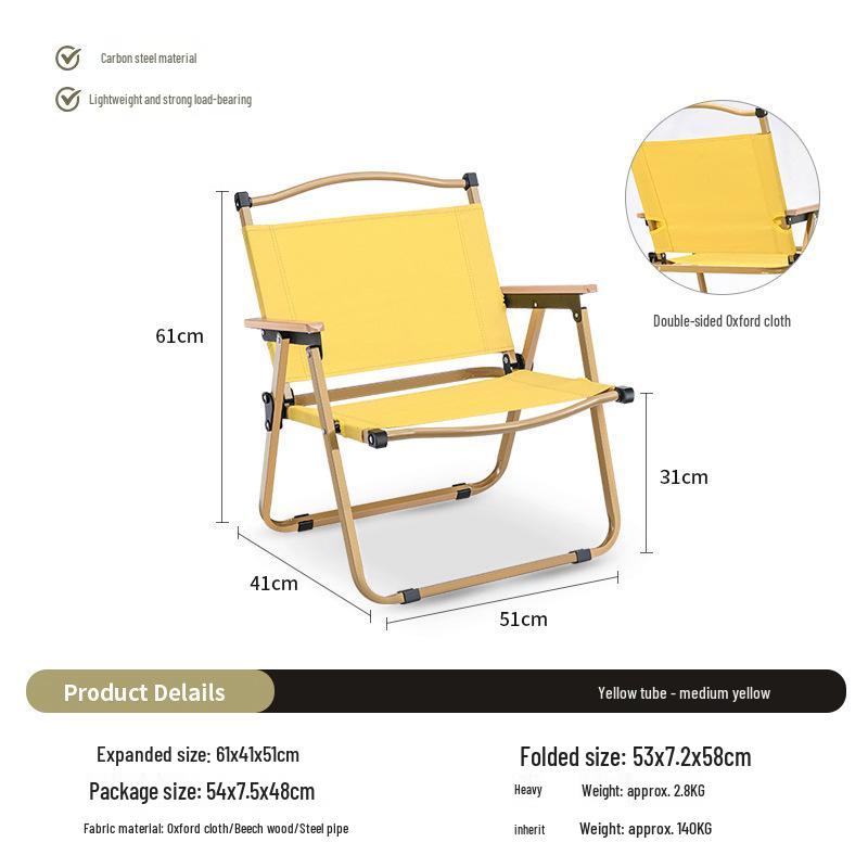 Kermit Outdoor Folding Aluminum Alloy Camping Chair