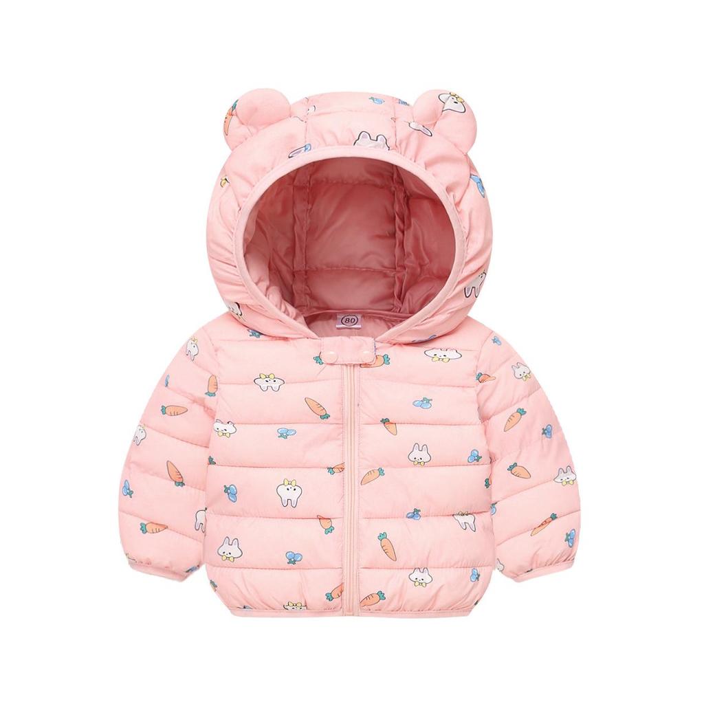 Children's Cotton Outerwear: Baby Boys & Girls Autumn Winter Warm Jackets & Tops