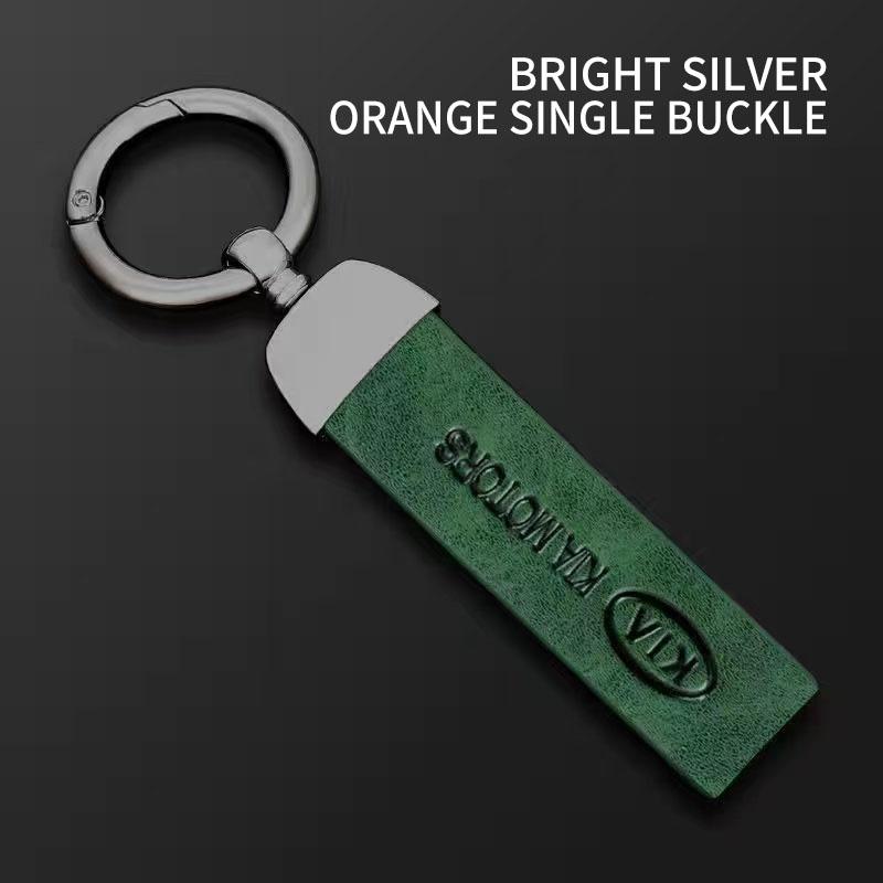 EKSP2 3D KIA Badge Car Keychain Auto Keyring Accessories For Kia Sportage Seltos Sorento Carnival Rio Borrego Ceed Forte K3 K4 K5 K7