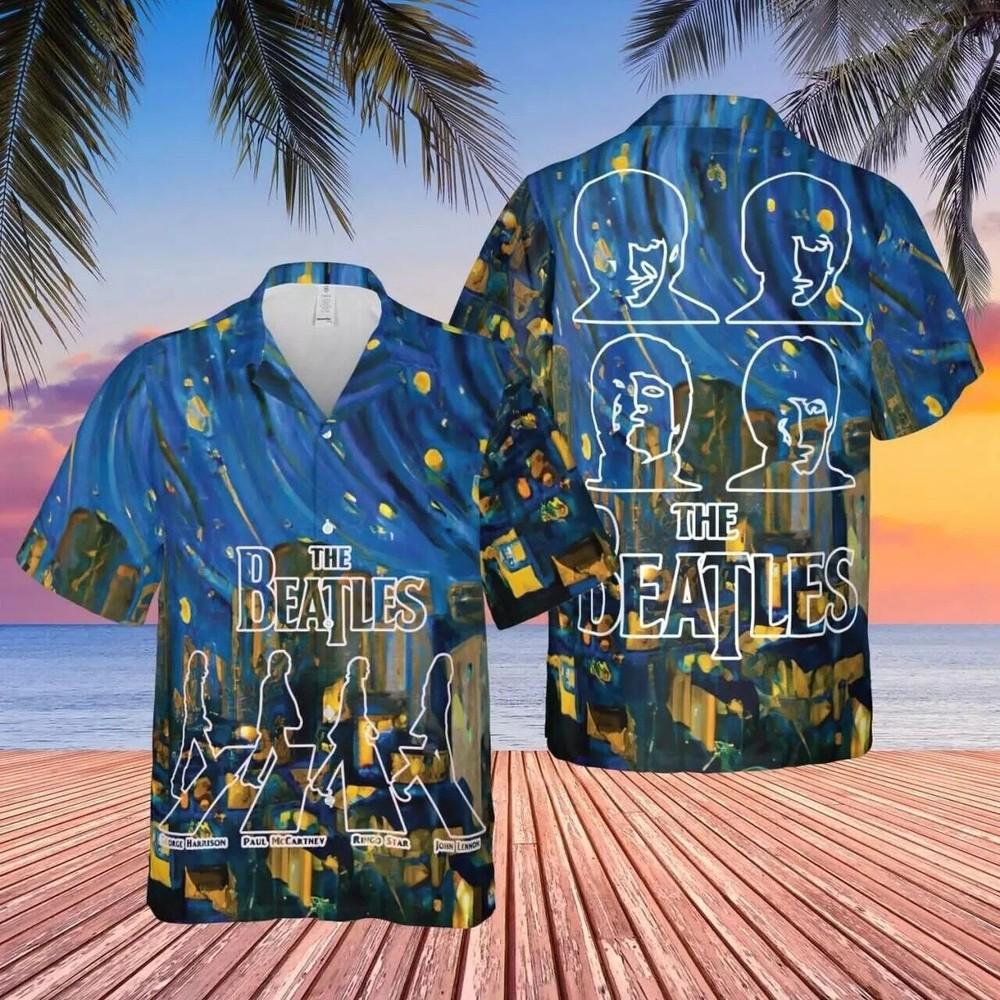 The Beatles Hawaiian Shirt For Mens S-5XL Unisex T-Shirt M