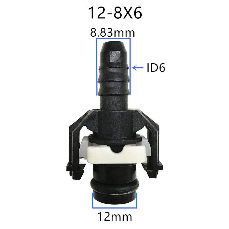 EFI Connector Compatible With Delonghi Quick Plug 12mm 16mm Delonghi Heavy Truck EFI Quick Plug Fuel Line Connect Joint 12--8 1 A