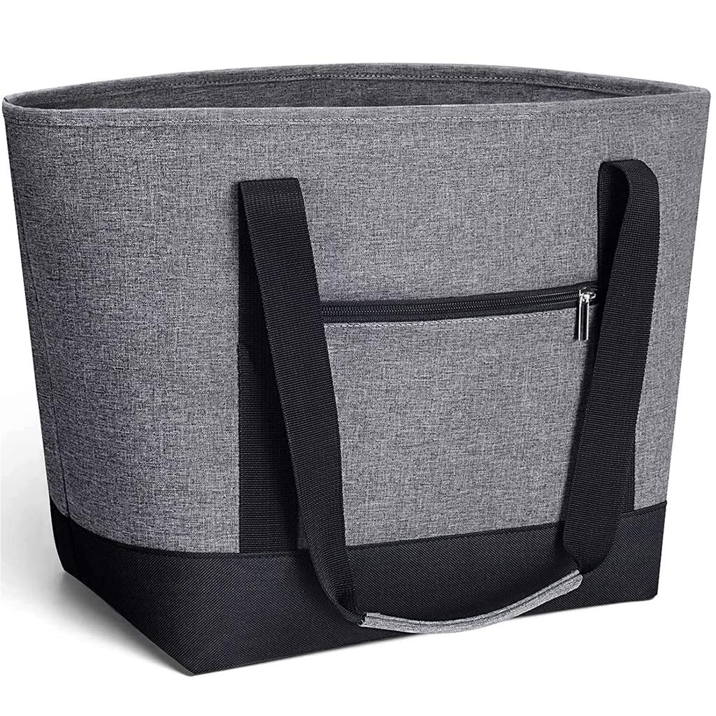 Large Capacity Insulated Lunch Bag with Foldable Eco Thermal Food Multifunctional Insulated Lunch Perfect for Cherry Blossom and Shopping [RVSNQ]