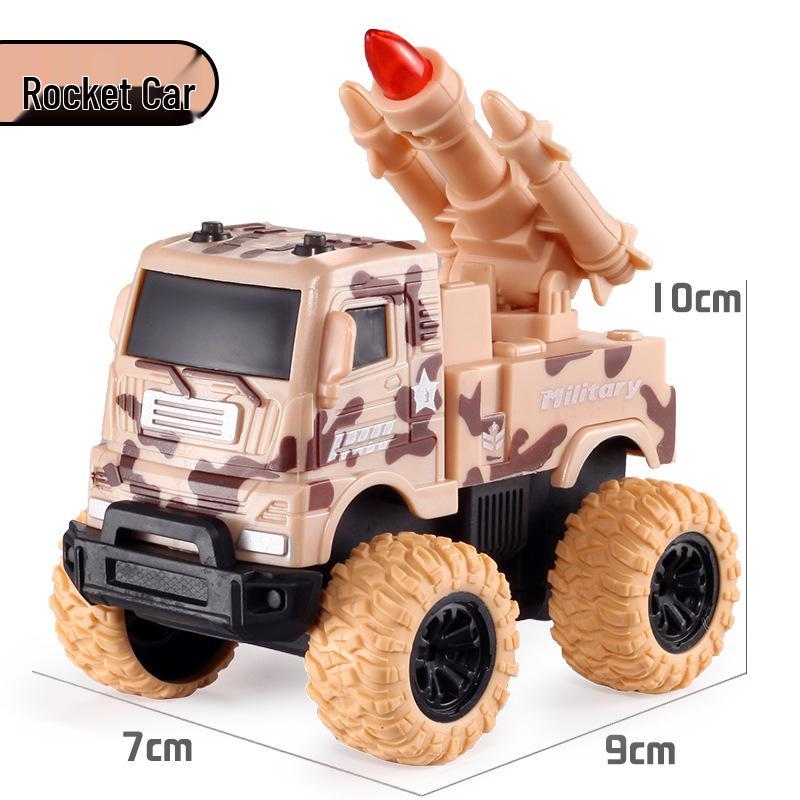 Kids' Inertial Excavator Toy Car: Off-Road Vehicle for Boys, Perfect for Small Gifts and Night Markets