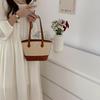 2025 Sommer Koreanische Retro High-End Stroh Tote & Unterarm Tasche für Frauen