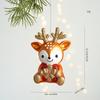 Horse Hanging Pendent For Christmas Tree Decorations Cartoon Animal Bear Ornaments  Xmas Keychain Navidad New Year Decor