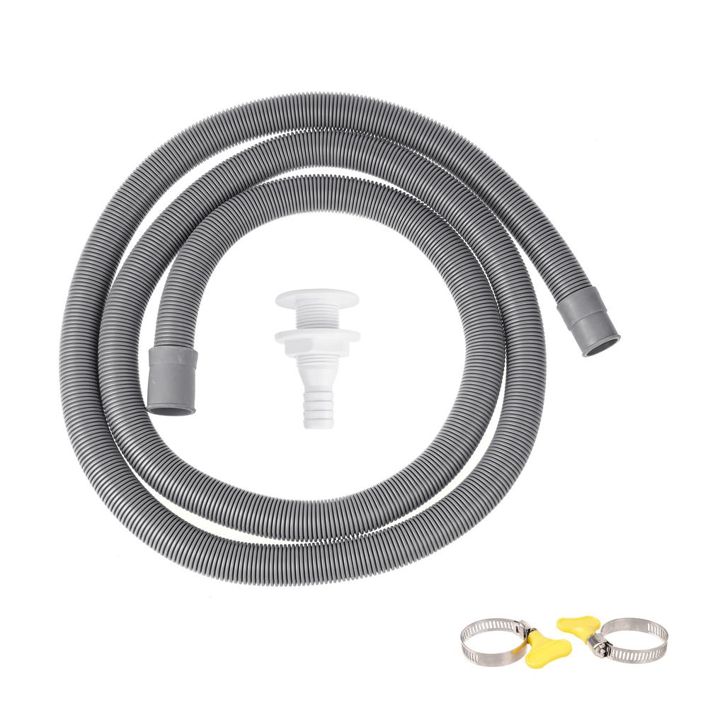 Upgrades Drain Hose Extension for Washing Machines 2M General Washing Machine Hose Drain Hose Dishwasher Extension Set