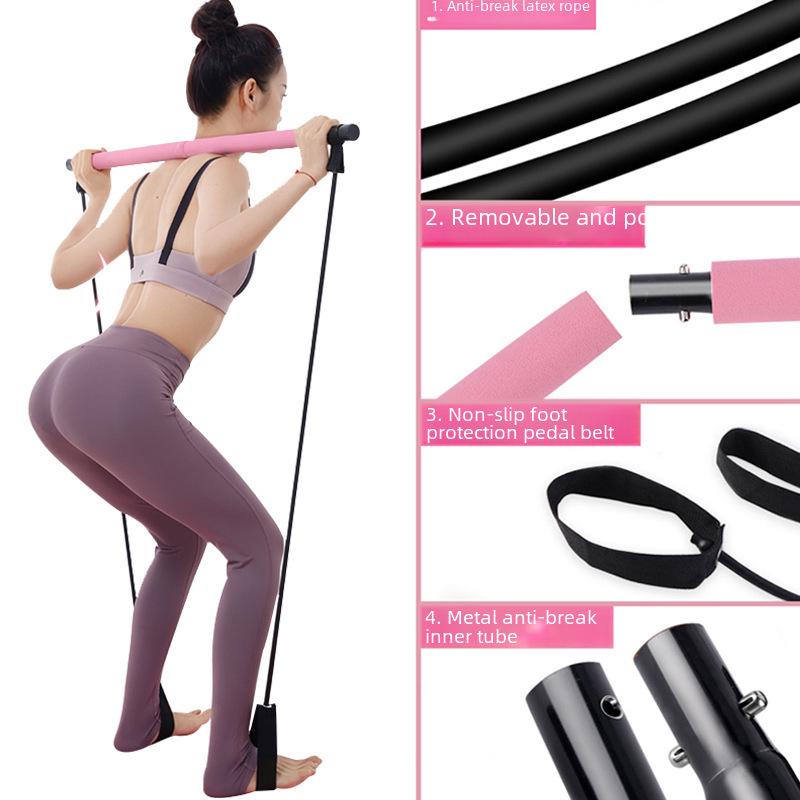 Multi-Function Pilates & Yoga Elastic Pull Rope Trainer