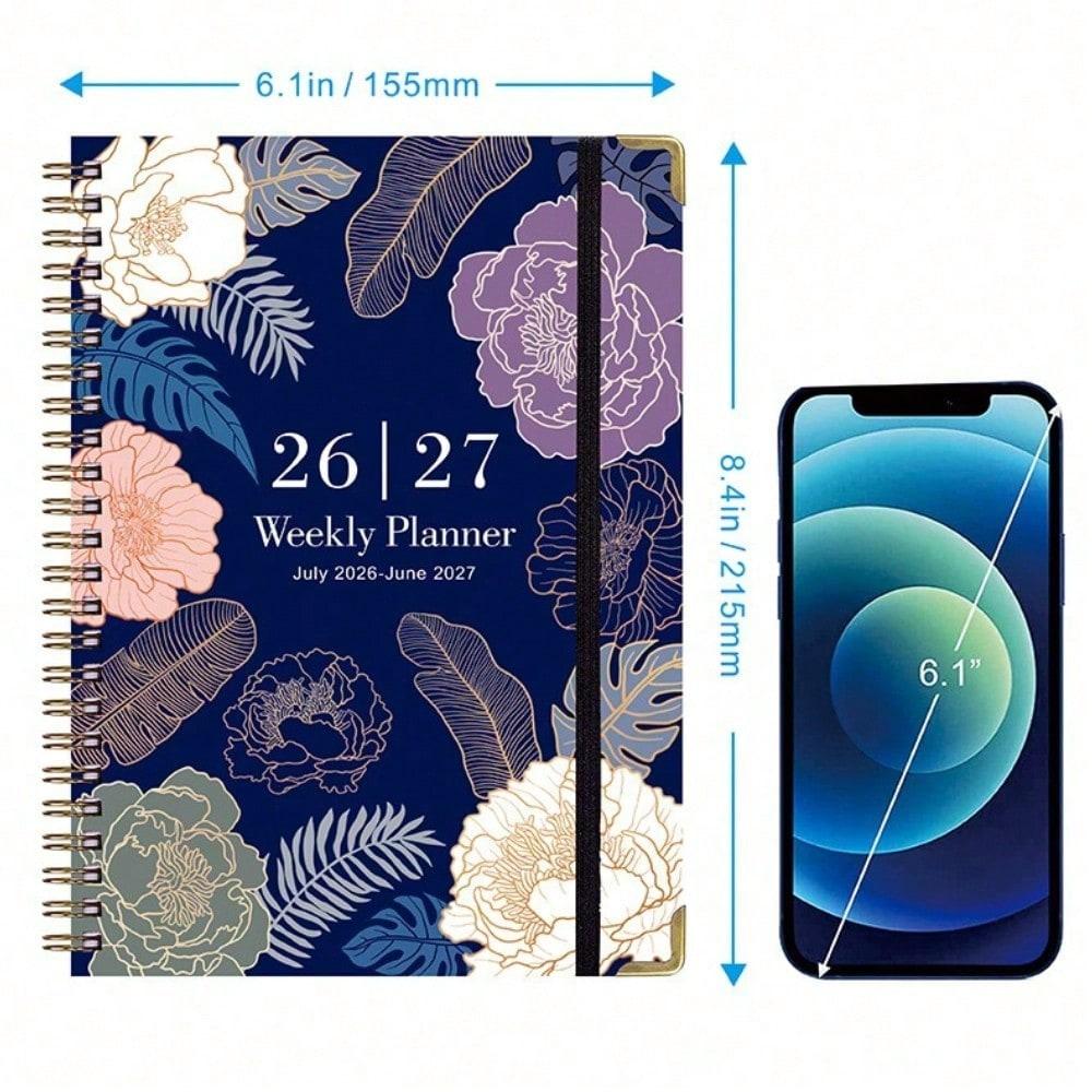 İngilizce Defter 2026 İngilizce Defter A5 Spiral Günlük Planlama Defteri İş Spor Programı Defteri