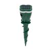 Solar Powered Waterproof Spiral Mole Repellent Ultrasonic Rodent/Snake/Bird Animal for Farm Courtyards