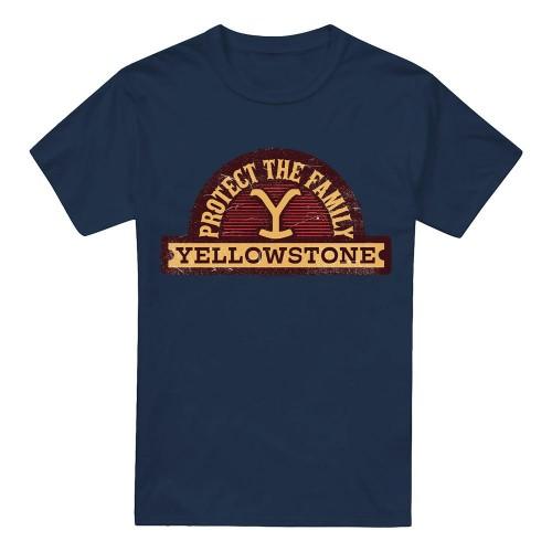 Tricou Yellowstone pentru bărbați cu eticheta „Protect the Family”