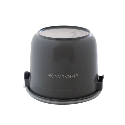 Wilmax Food Container (Round), 6L, Made in Japan, 351732, Gray/Semi-Transparent