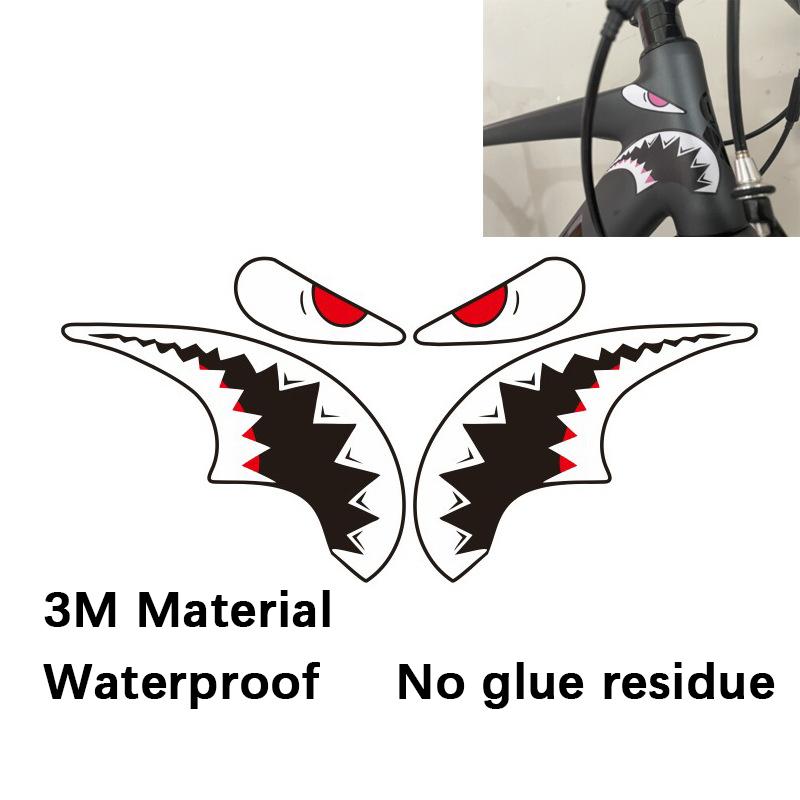 Bike Frame Stickers Bicycle Top Tube Waterproof Decals For Mtb Bicycle Decorative Frame Bike Motorcycle Accessories