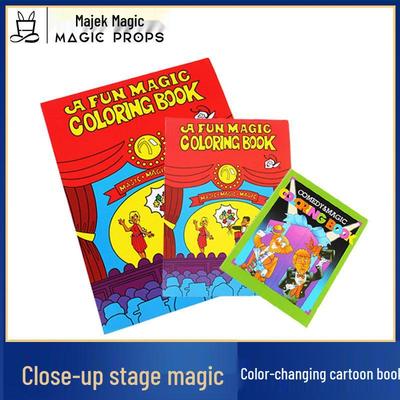 Livre magique de dessin animé changeant de couleur pour les spectacles sur scène et les étudiants talentueux