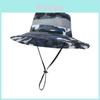 Summer Mesh Fisherman Hat With Wide Brim For Outdoor Sun Protection And Hiking