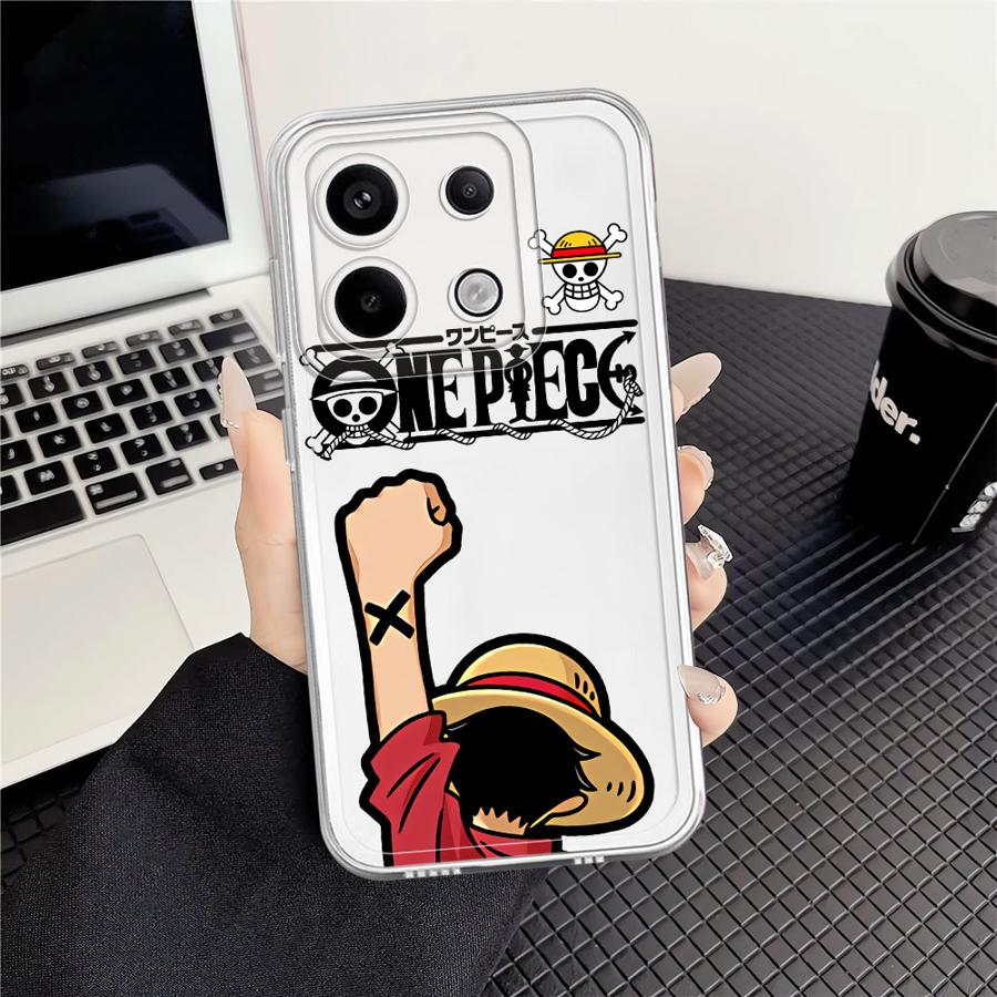 

Чехол-бампер One Piece Luffy Zoro для Xiaomi Redmi Note 14 Pro Plus 11S 12S 12 10S Note 13 9 10 13C A4 14C 11 Redmi Note 12S