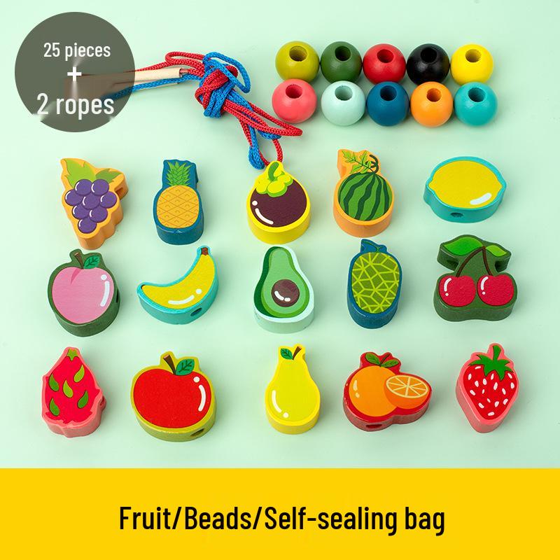 CPC Baby Fine Motor Skills Bead Toy: Toddler Threading & Concentration Blocks