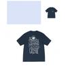 Mens Loose Fit Cotton Blend Short Sleeve T-Shirt With Cartoon Print Breathable Casual Tee Teens Adults