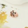 [Onm] Onm 14K Gold Needle Rose Gold Black Epoxy Rose Bracelet Ring Piercing (S9593992)