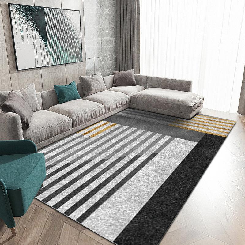 Simple Ins Living Room Light Luxury Large Area Carpet Living Room Decoration Home BB Rug Bedroom Blanket Square Soft Bath Mat