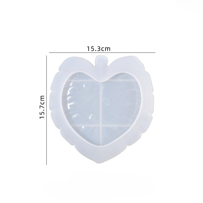 DIY Crystal Dropper Mold, Leaf Plate, Nut Storage Plate, Silicone Mold, Leaf Shape, Desktop Decoration, Party Decoration Supplies