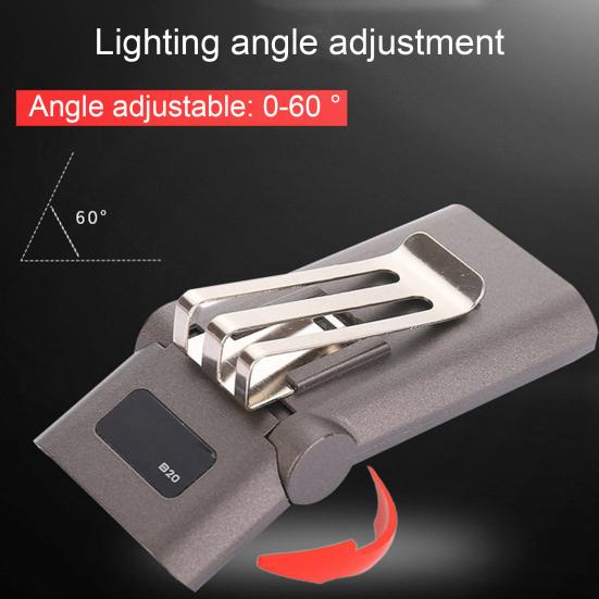 Hat Clip Light Mini Convenient High USB Charging Brightness Solid Dark Area Lighting