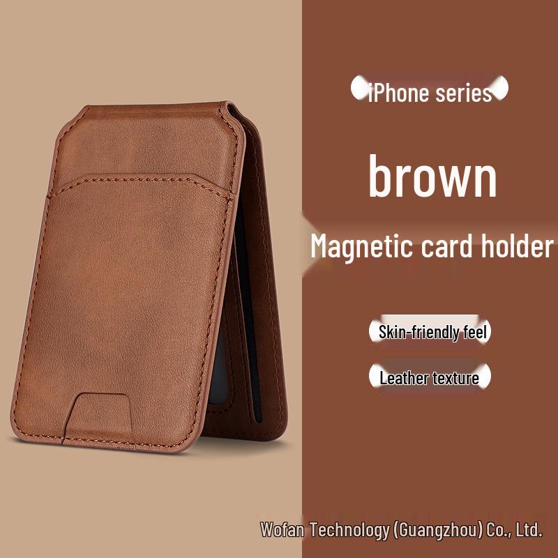 Ultra-Thin Magnetic Card Holder for iPhone 14/15/16 Pro Max with Stand