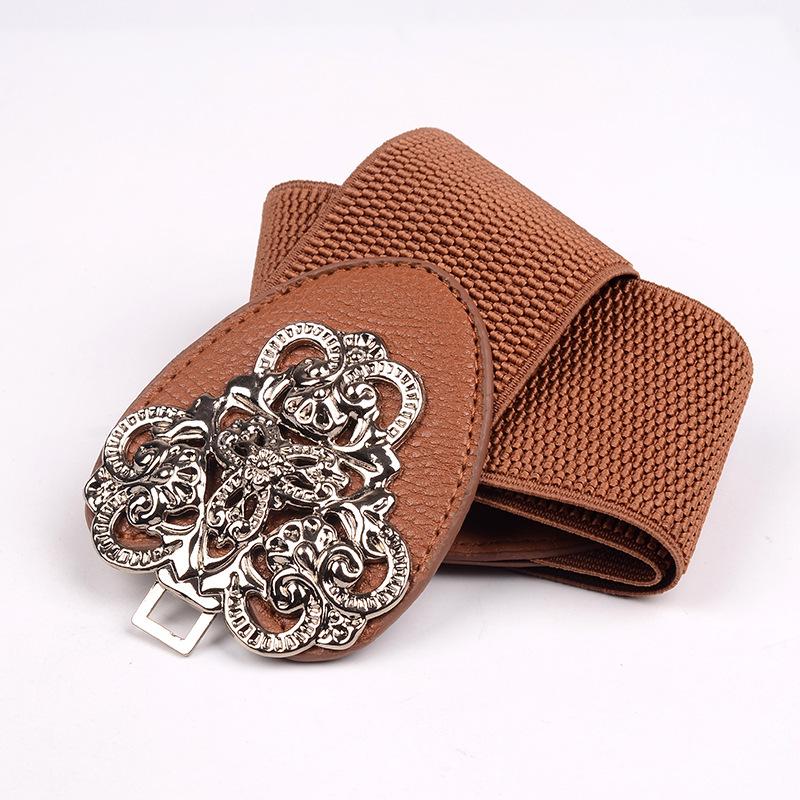 Belt Bohemian Style Waist Seal Elastic Band Strong Elastic Women Wide Women