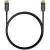 Screen Cable - AISENS - A155-0607 - DisplayPort 1.4 - 15 Meters - Male-Male - Black