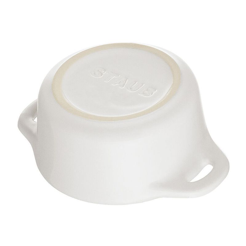 Staub Ceramic Mini Cocotte Round 10cm (Pure White)