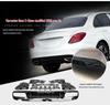 Mercedes-Benz C-Class W205 C63S Rear Lip Spoiler with AMG Tailpipe
