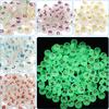 100pcs 10mm Acrylic Luminous Letter Beads Christmas Flat Round Loose Alphabet Beads For Jewelry Making DIY Bracelets Accessories