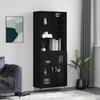 VidaXL Highboard Black 69.5x34x180 Cm Engineered Wood 3189286