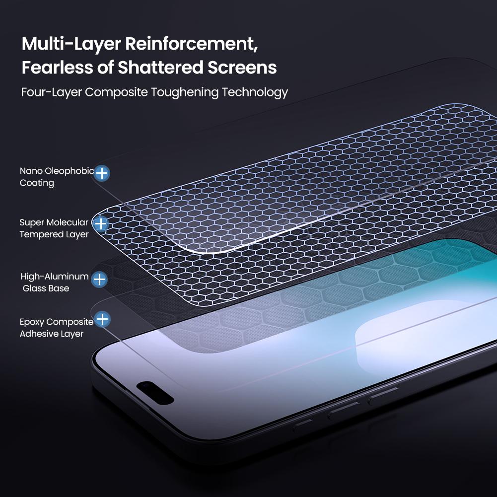 Nillkin For iPhone 17 Pro Max Air H+PRO Anti-Explosion Tempered Glass Phone Screen Protector film