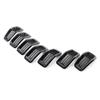 7PCS Grille Covers ABS Painted Glossy Black Replacement for Jeep Cherokee 2014 2018