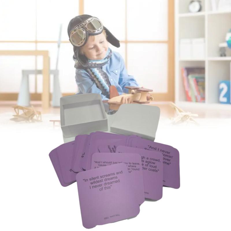 Lyrics Challenge Card Game For Music Fans With Emotional Skill Development