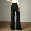Chuyu Women's Mid-Low Waist Casual Mermaid Flare Pants