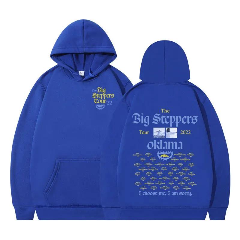 Rapper Kendrick Lamar Hoodie Mr. Morale & The Big Steppers Tour Print Hooded Fleece Sweatshirts Men'S Hip Hop Streetwear
